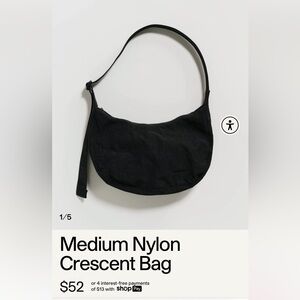 baggu medium nylon crescent bag